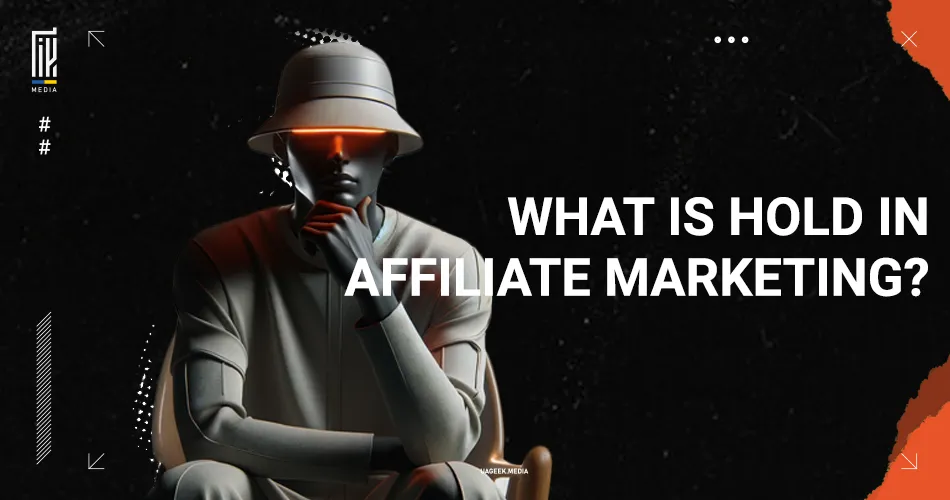 An impactful UAGEEK.MEDIA promotional image featuring the phrase 'HOLD IN ARBITRAGE'. The centerpiece is a three-dimensional figure in a modernist outfit with a wide-brimmed hat, illuminated with glowing orange eyewear, exuding a sense of mystery and strategy that is often associated with arbitrage in financial markets.