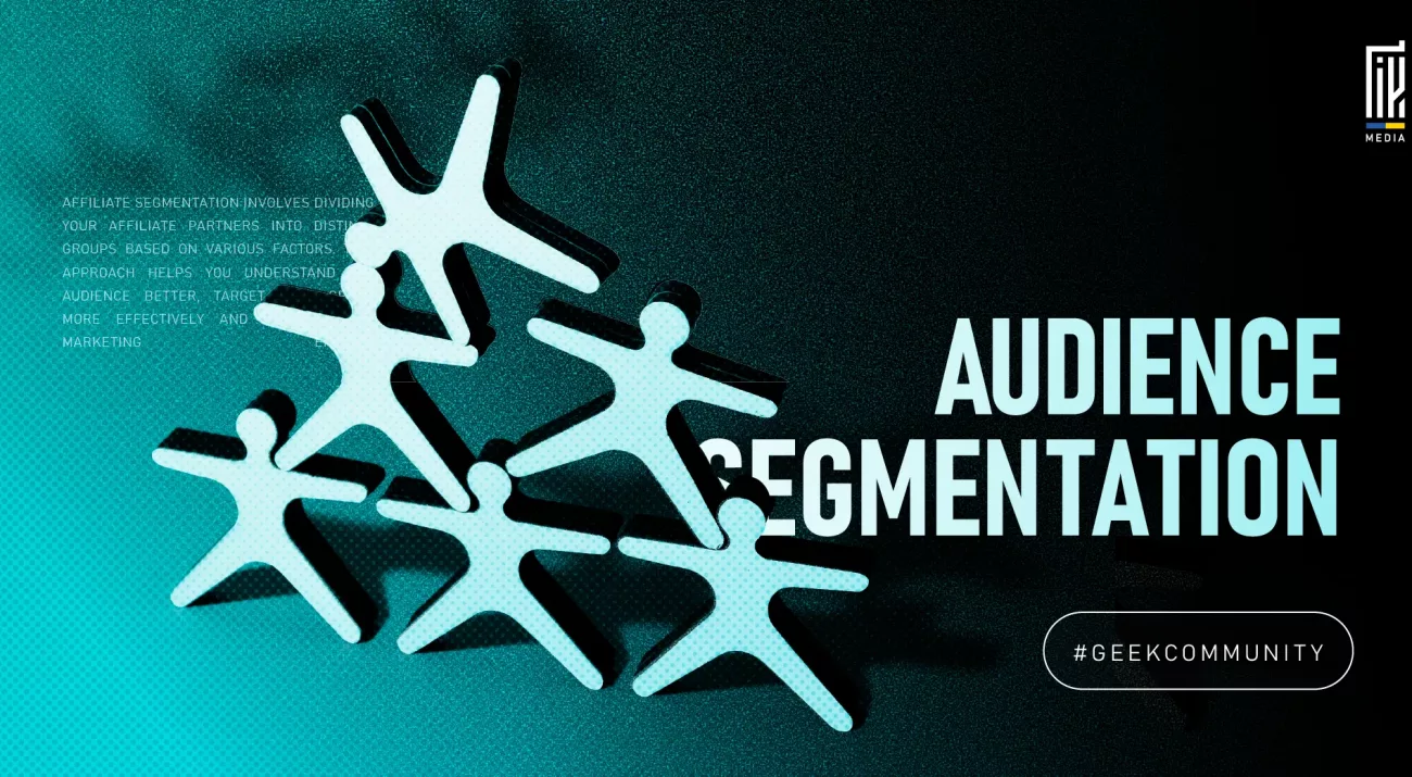 Human icons forming a pyramid symbolizing audience segmentation strategy in affiliate marketing