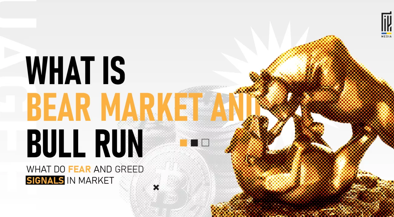 Golden bull and bear statue symbolizing cryptocurrency market trends
