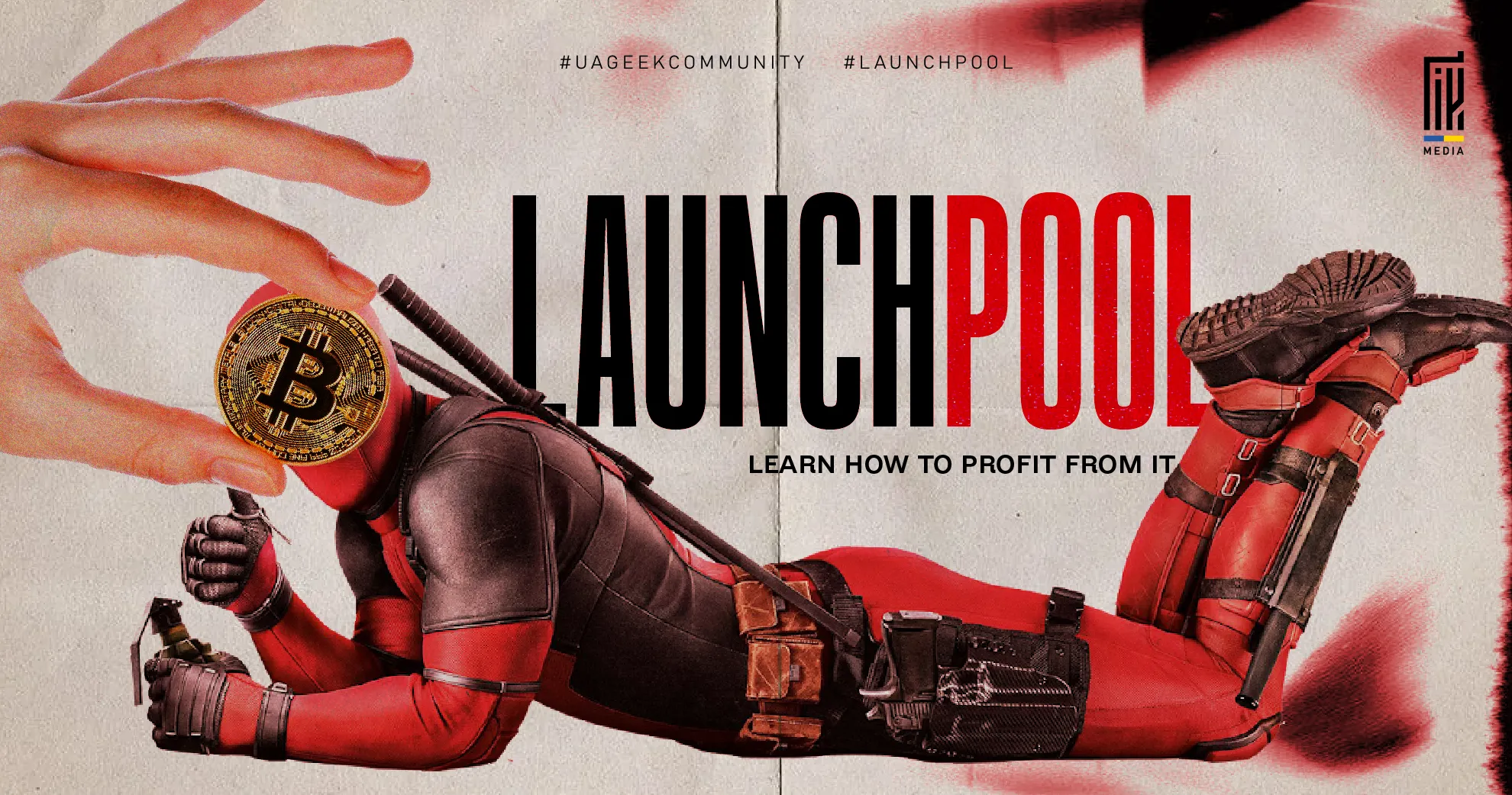 Launchpool crypto concept showing staking and Bitcoin rewards for token farming on Binance and other exchanges